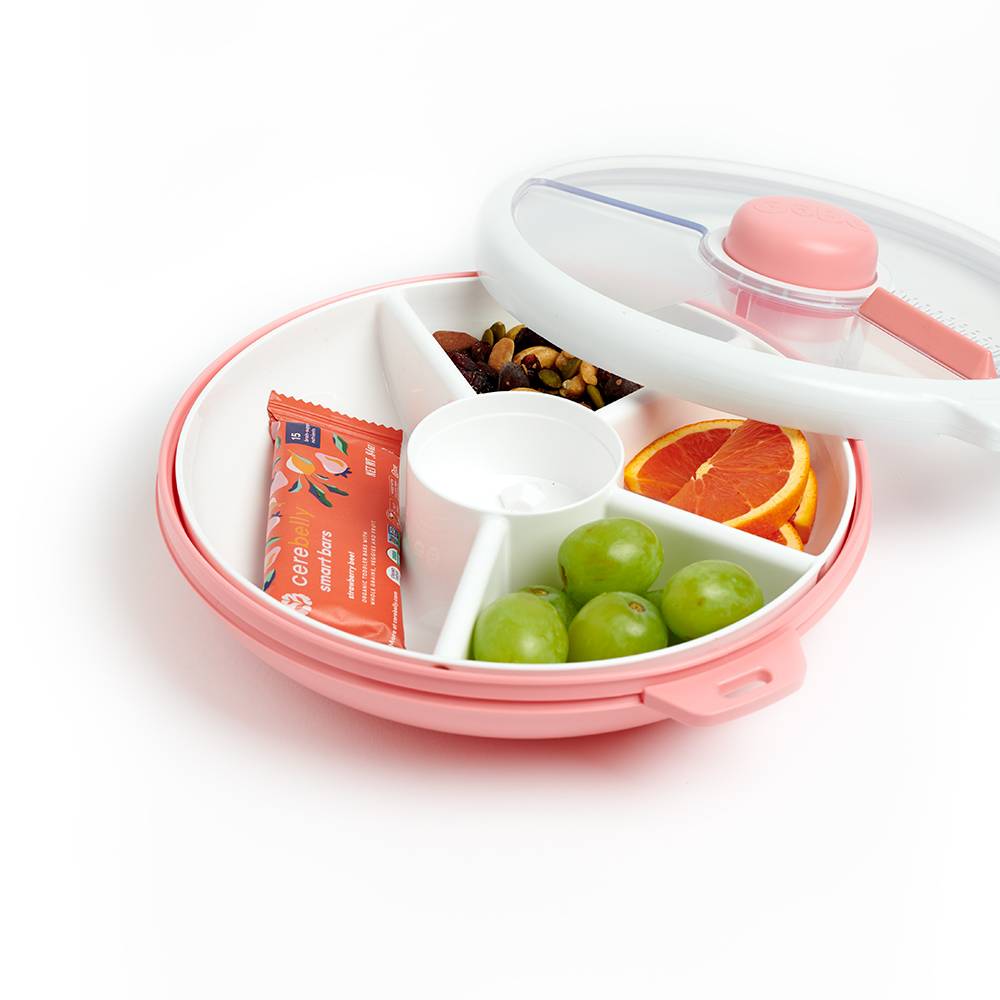 Gobe Snack Spinner Large - Coral Pink