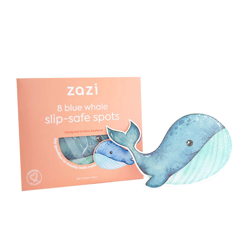 Slip-Safe Bath Spots - blue whale