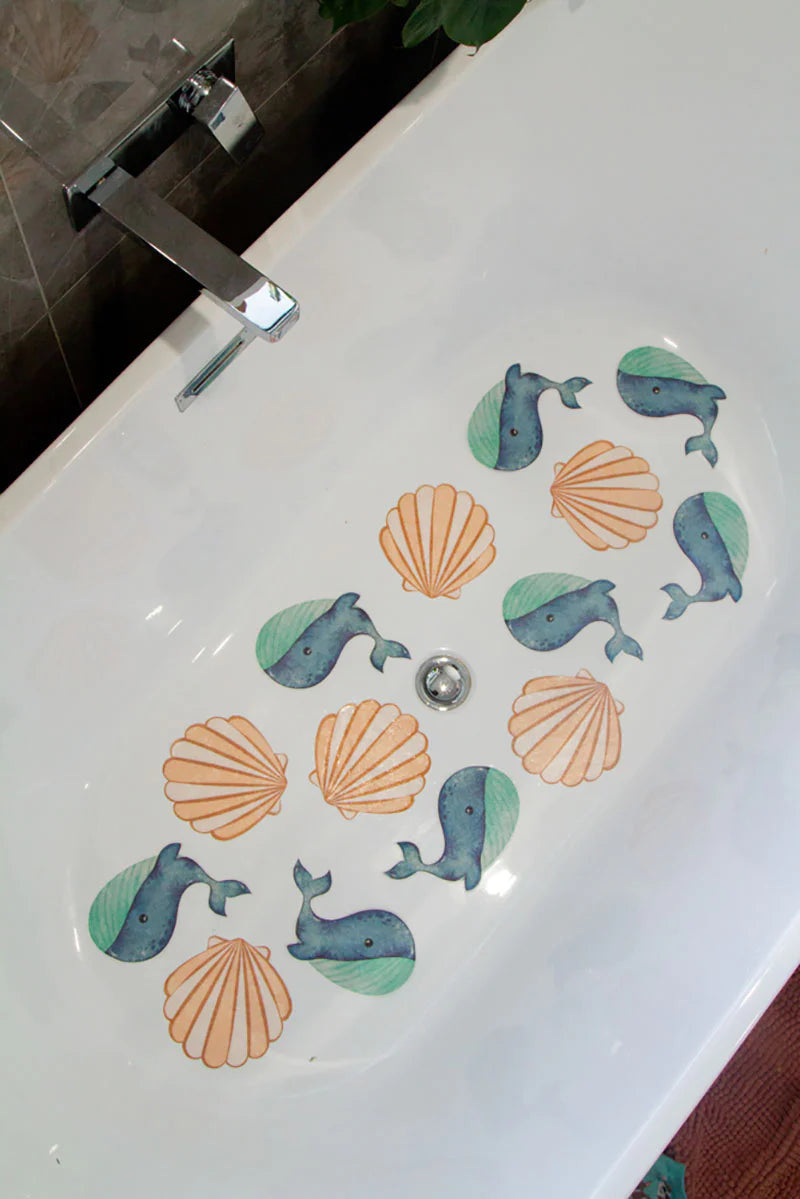 Slip-Safe Bath Spots - sea shell