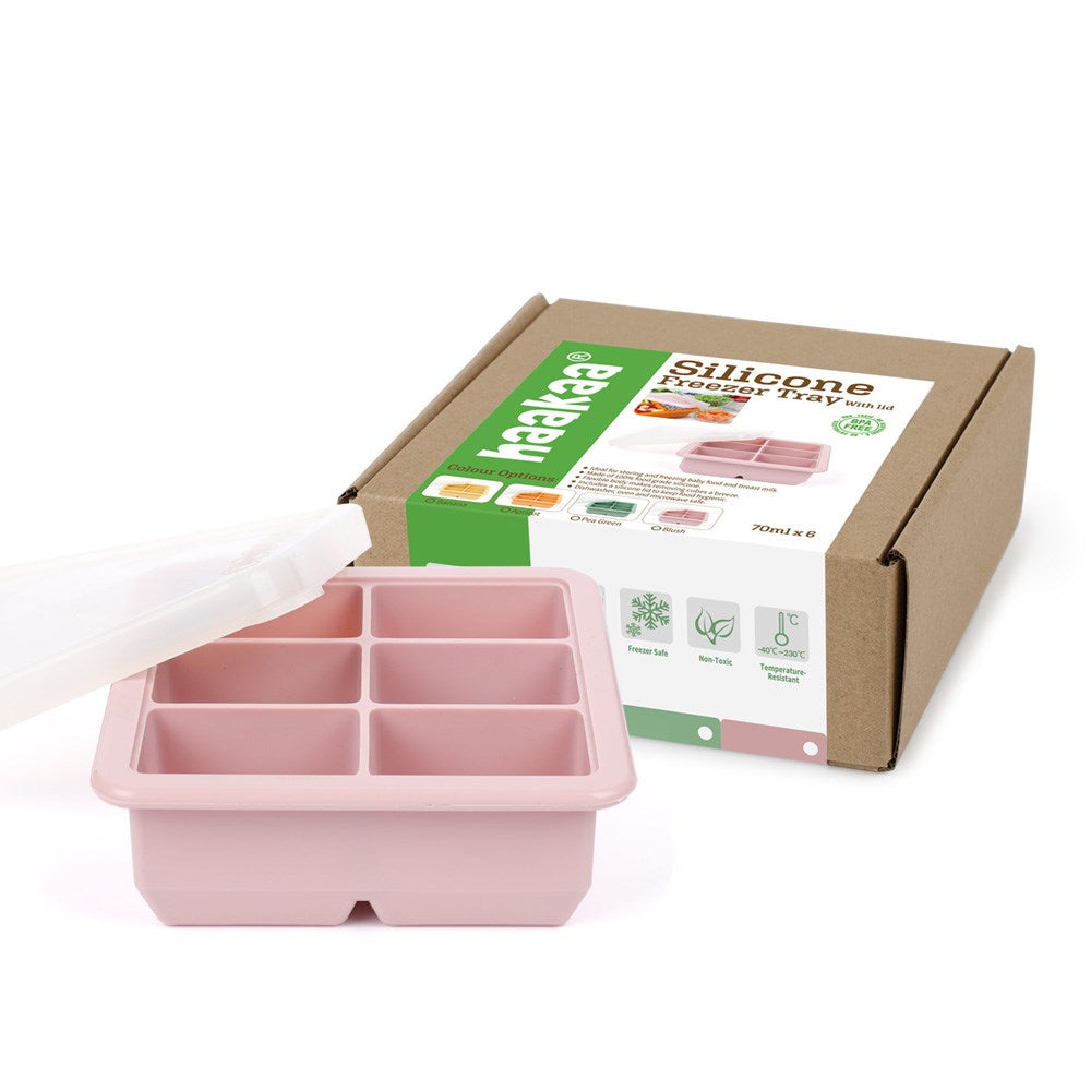 Baby Food and Breast Milk Freezer Tray - 6 Compartments - Blush