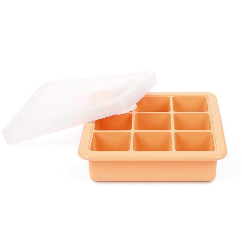 Baby Food and Breast Milk Freezer Tray - 9 Compartments - Apricot