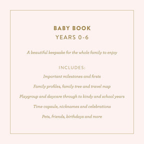 Baby Book Natural (Girls)