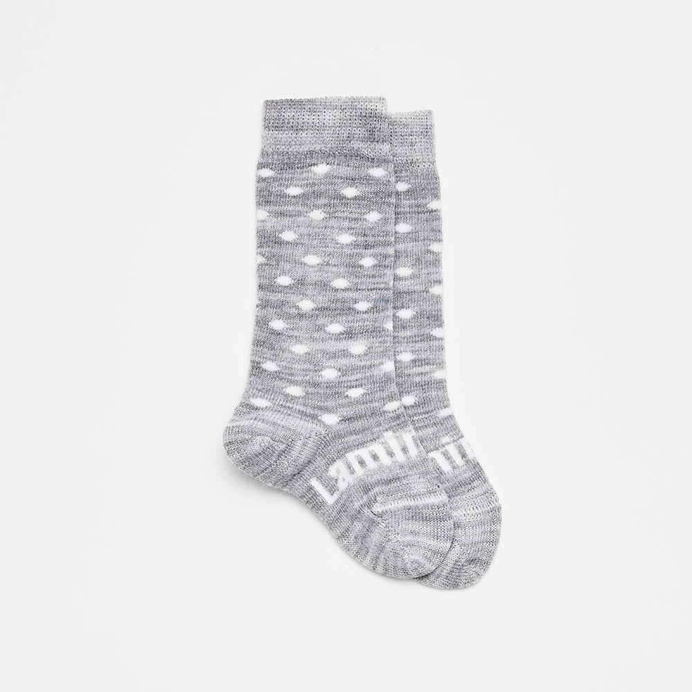Merino Wool Knee High Socks | BABY | Snowflake