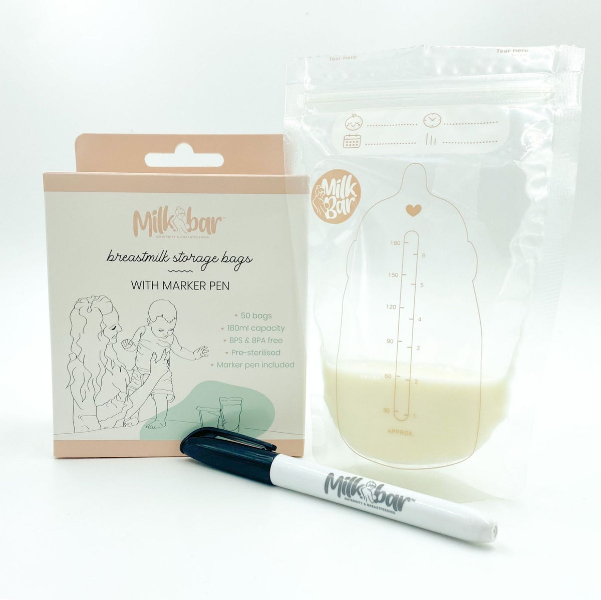 Milkbar Breast Milk Storage Bags