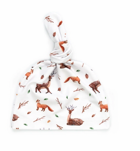 BABY STRETCHY SWADDLE & BEANIE SET | FOREST FRIENDS