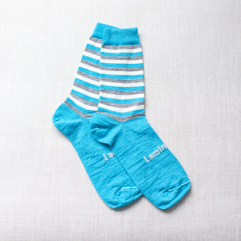 Merino Wool Crew Socks | Woman | SKY